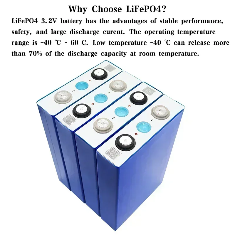 3.2 فولت 105AH Lifepo4 ليثيوم فوسفات الحديد قابلة للشحن 12 فولت 24 فولت 48 فولت بطارية بريزم RV النظام الشمسي دراجة نارية من الدرجة الأولى