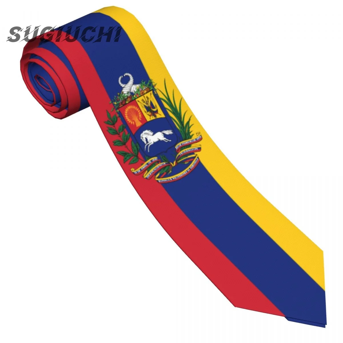 Venezuela Country Flag Neck Ties For Men Women Casual Plaid Tie Suits Slim Wedding Party Necktie Gravatas
