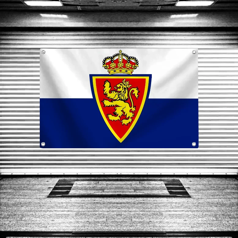 Garden Funny Flag Pride Flag Flag to Hang Flags for Rooms Banner Real Z-zaragoza Fc Outdoor Decor Room Aesthetic Wall Decoration