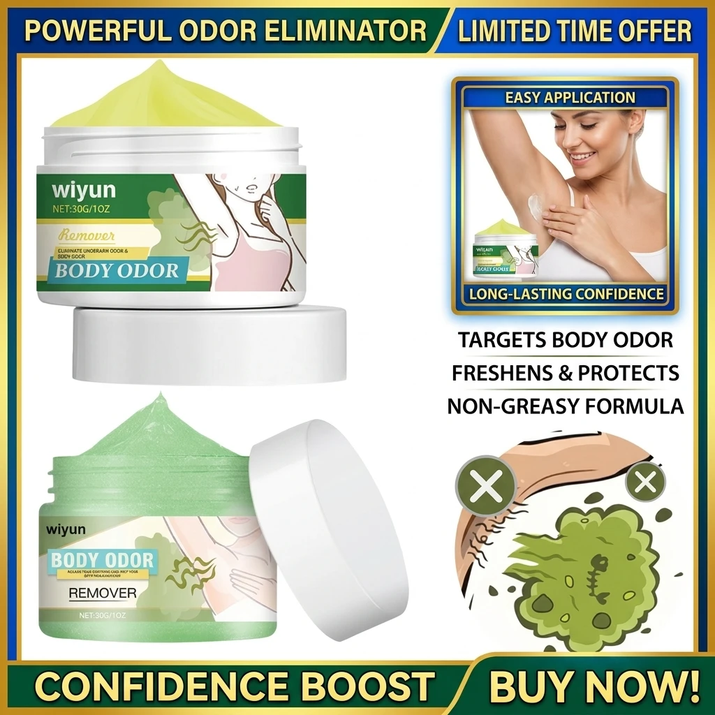 Odor Cream for Body Sweat Remove Bad Smell Deodorant Armpit Lasting Refreshing Significant Effect Sweatproof Odor Cream