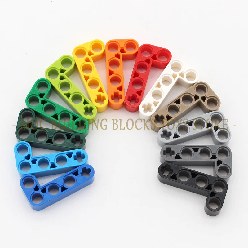 High-Tech Parts 60484 32140 32526 Liftarm Thick T / L-Shape Building Blocks Bricks DIY Mechanical Engineering Accessories Toys