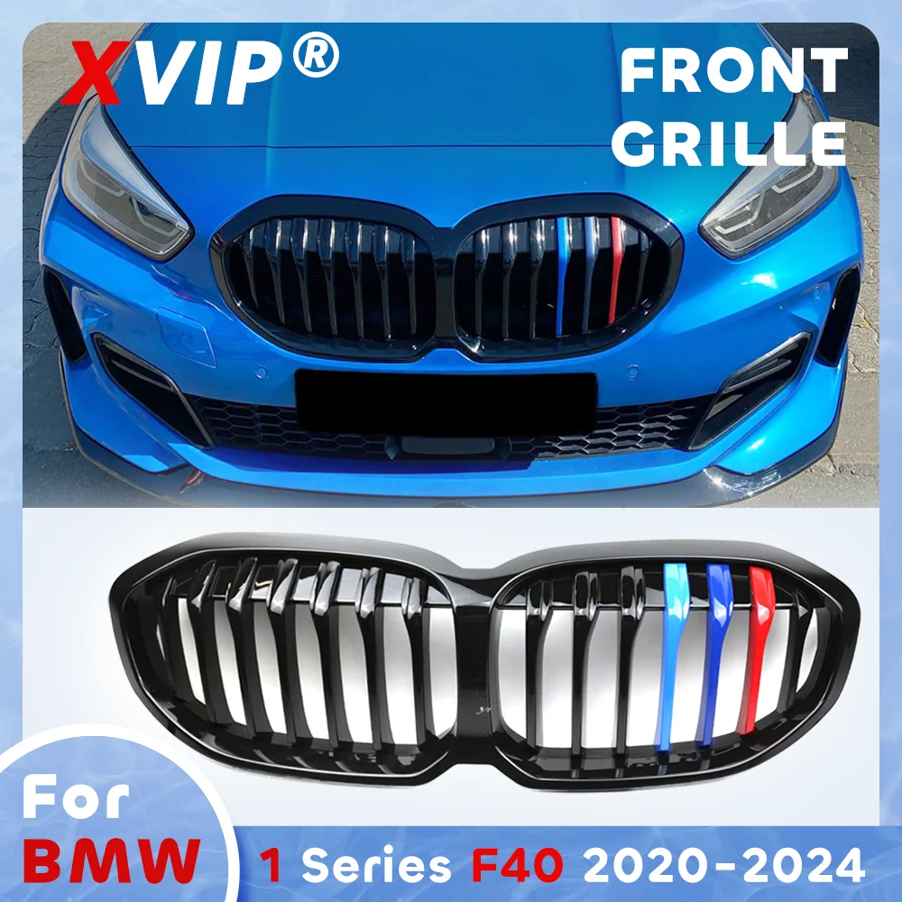 

Глянцевая решетка переднего бампера XVIP M-Color Single Line Style для BMW 1-й серии F40 2020-2024
