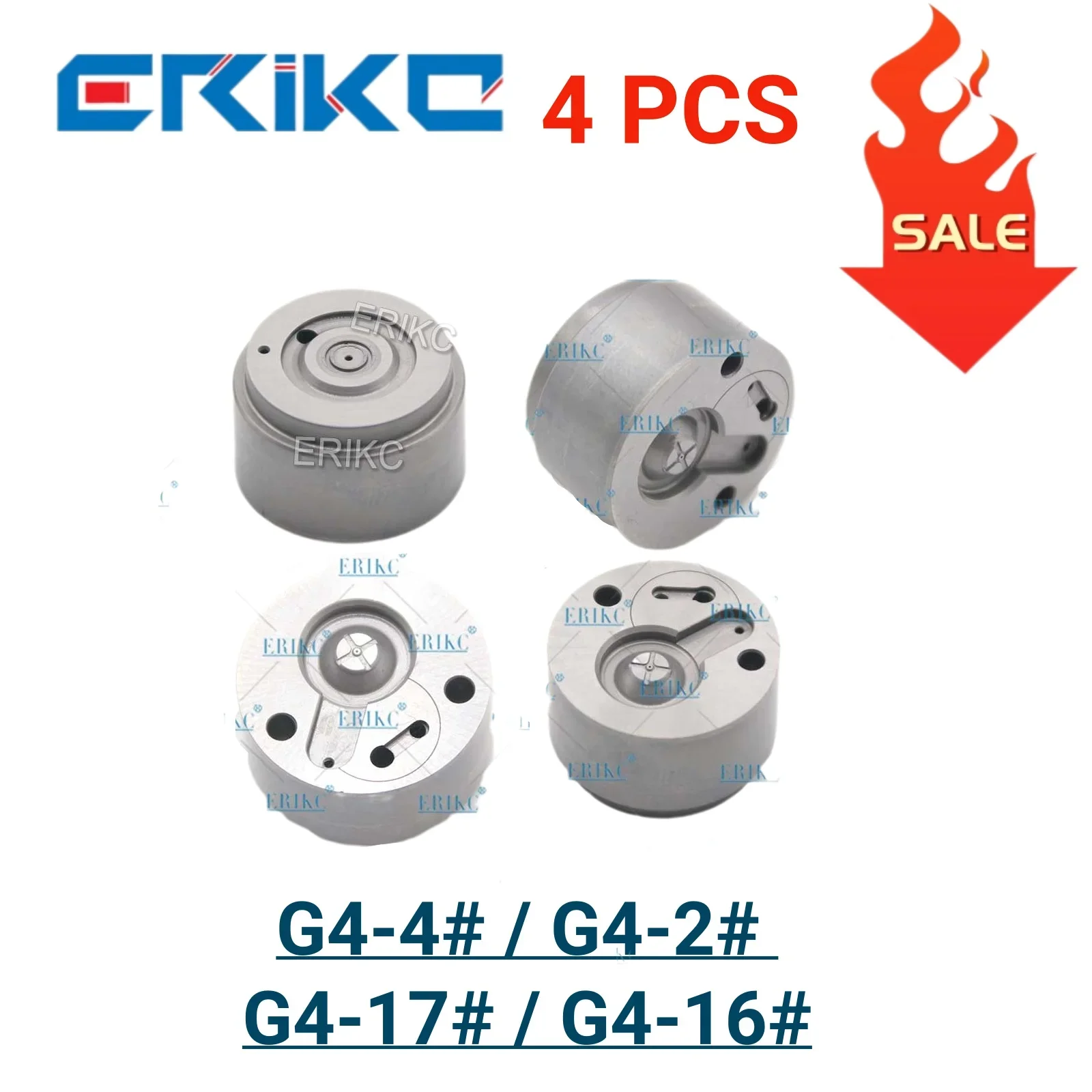 Common Rail Valve G4-4# Valve Plate G4-2# Orifice G4-17# Original G4-16# for Denso Piezo Fuel Injector 33800-52800 295700-0220