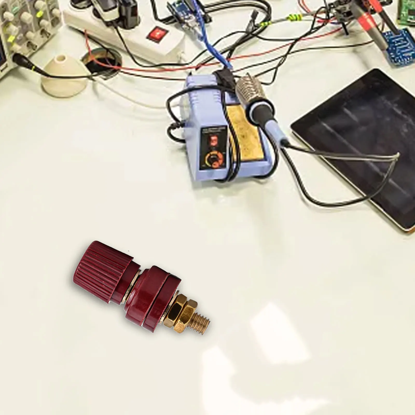 ~1pc 1High 1Current Binding Post M6 Thread 333 Type Brass Binding For Welding Machines Charging Generators Accessories