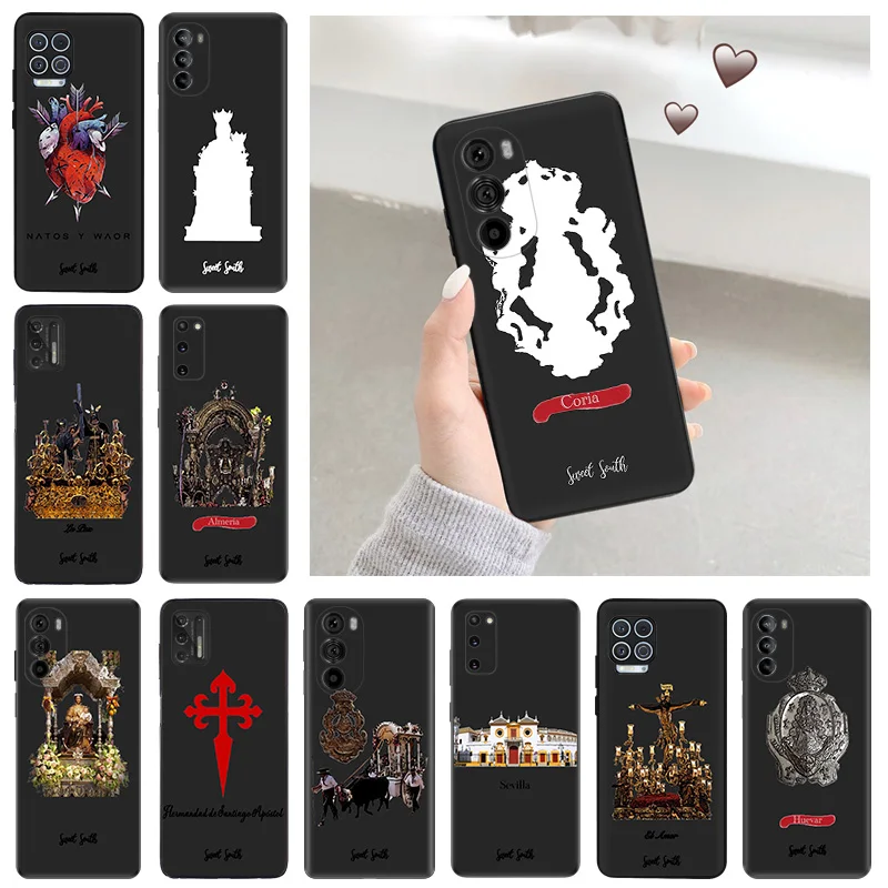 Silicone Soft Phone Case for Motorola G51 G9 G73 G30 G31 G50 G51 G60 G71 5G G22 G32 G52 G72 Virgin Mary Jesus Church Heart Cover