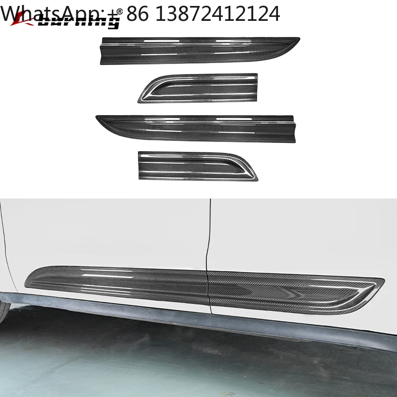 

Dry Carbon Fiber Door Panel Side Skirts New Generation 95B GTS Upgrade Door Trim Parts Replacement for Macan 2014-up Year