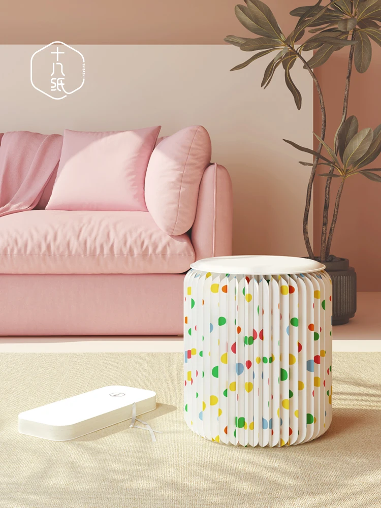sgabello-pieghevole-con-motivo-a-pois-stile-carino-tavolino-basso-per-soggiorno-sgabello-per-cambiarsi-le-scarpe-sgabello-rotondo-compatto-per-la-casa