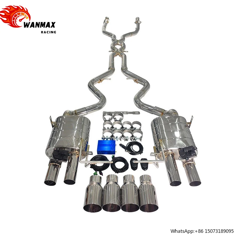 

304 Stainless Steel Catback Exhaust for E92 E90 E93 M3 2007-2013 - High Performance Racing System