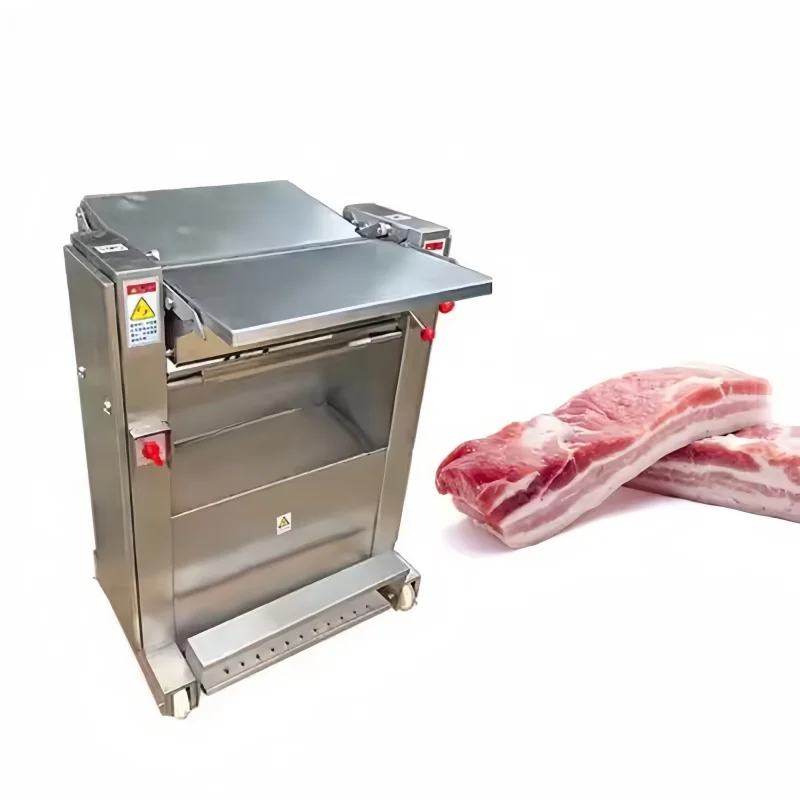 Preço de fábrica automático elétrico fresco porco removedor de pele de porco máquina de descascar pele de porco