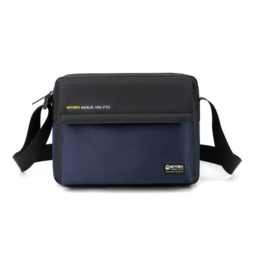 

Single Shoulder Men's Shoulder Bag Large Capacity Fabric Man Messenger Bag Square Multi-functional Nylon Crossbody Bag Camping