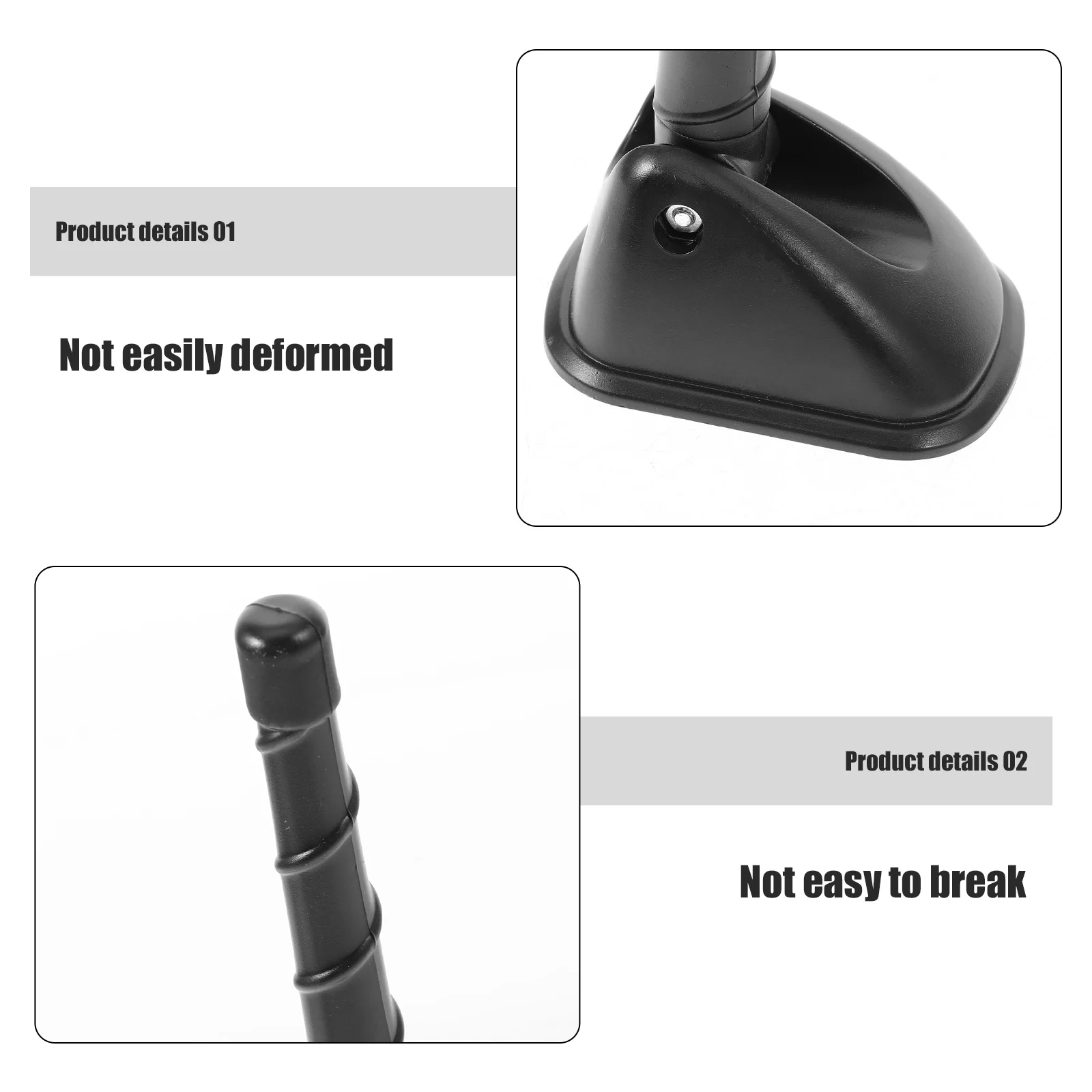 

Car Antenna Short Radio Signal Replacement Roof Mount for Suv Truck Universal ABS Dual Channel Reception Car Electronics