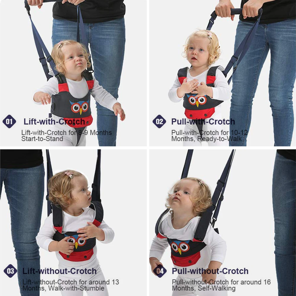 Baby Learning Walking Belt Baby Walker Toddler Rope Boy Girl Seat Walk Anti-fall Belt Baby Dual-use Child Traction Rope Artifact