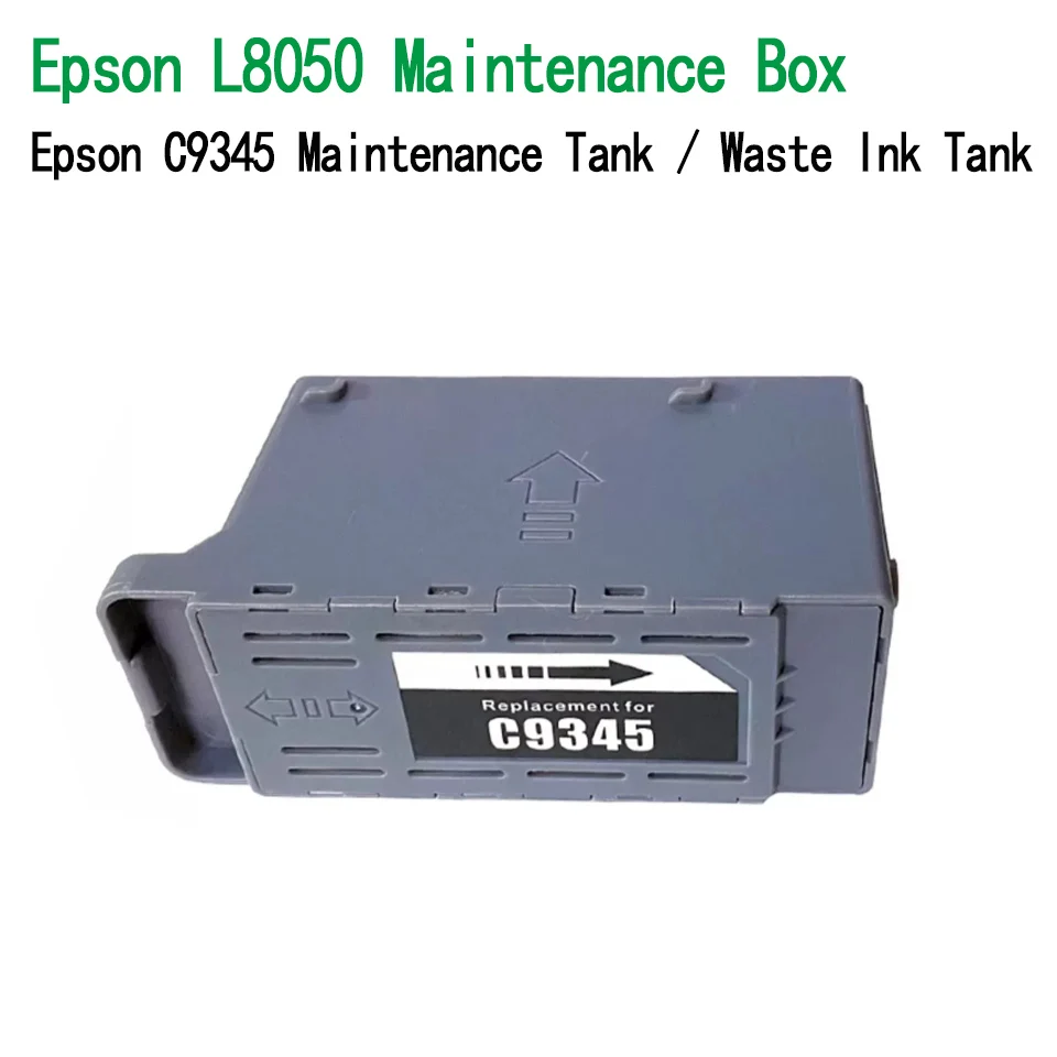 Epson L8050 Maintenance Box For Epson EcoTank L8050 L6558 L8058 L15188 L18058 Printer C9345 Maintenance Tank Chip Spare Parts