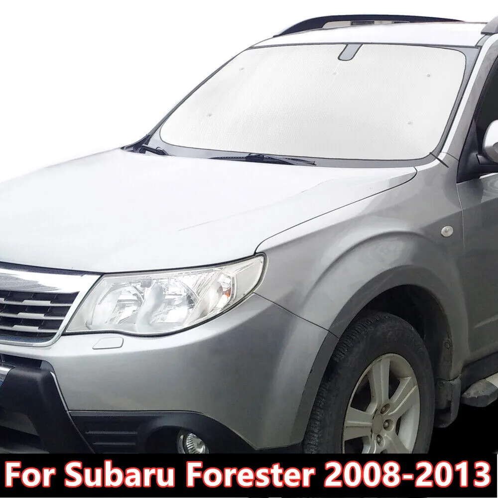 Front Windshield Privacy Interior Sunshade Cover For Subaru Forester 2008-2013