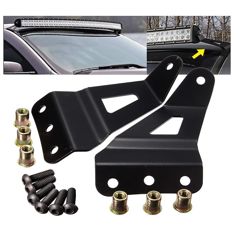 

Модифицированный светодиодный светильник для внедорожников, кронштейн на крыше, 50-дюймовый светодиодный светильник, подходит для GMC