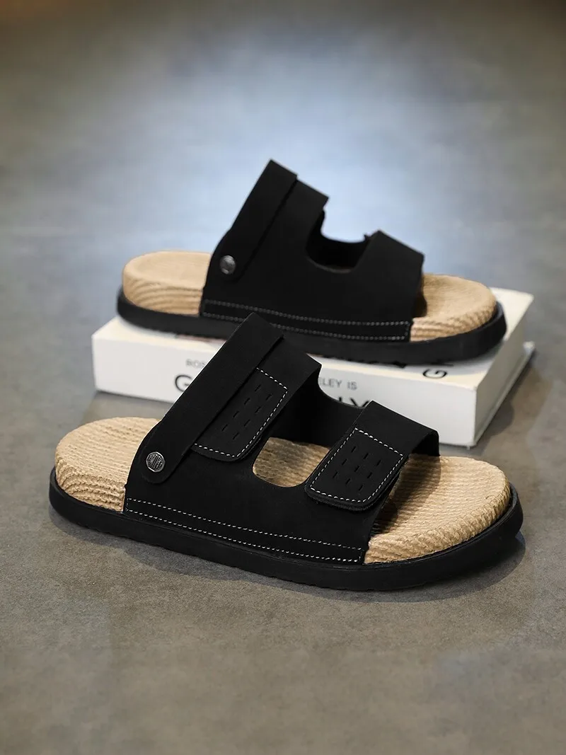 

Men's Sandals 2026 New Summer Outdoor Wear Anti-slip Driving Two-use Slippers Sports Beach Flip Flops