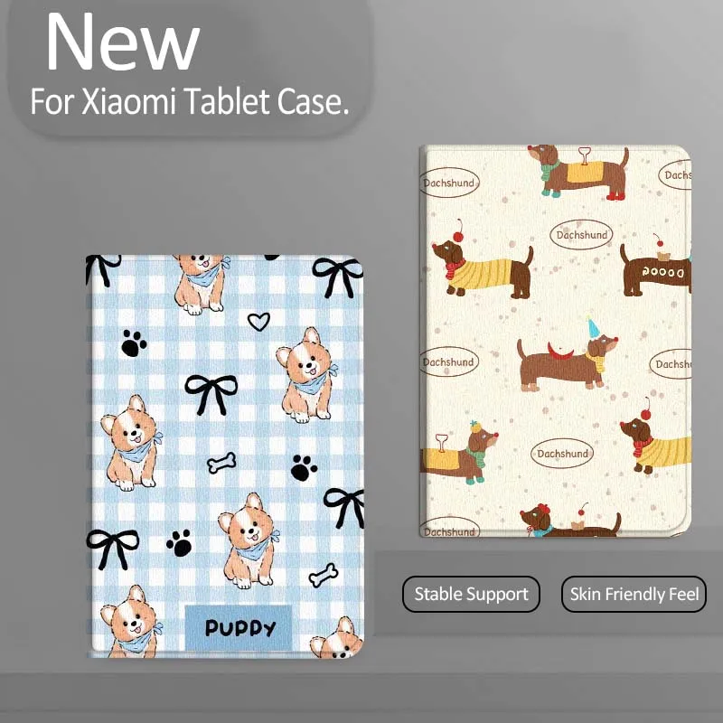 Sausage Dog Anime For Xiaomi Redmi Mi Pad 4 5 6 7 8 K SE Mini Pro Plus Max 10.1 11.2  inch Tablet Case