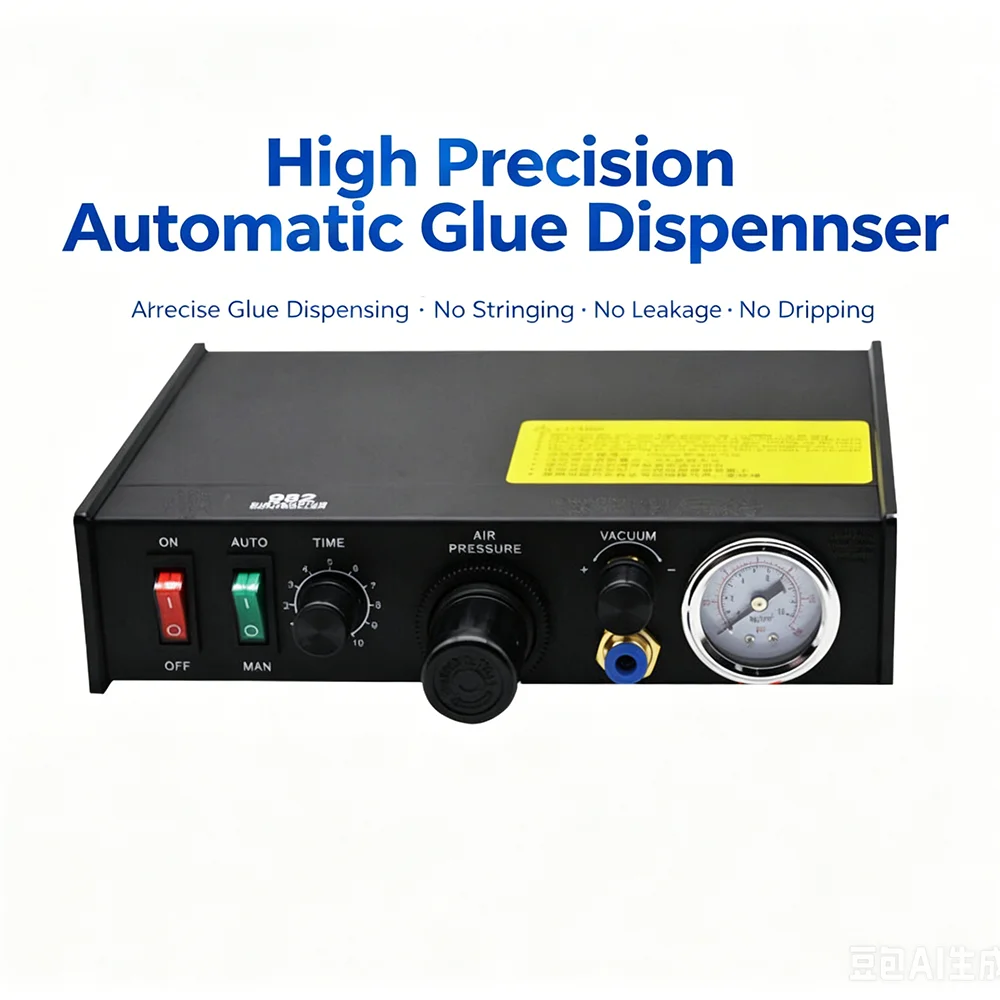 Dispenser  Solder Paste Liquid Controller Dropper Fluid Dispenser 1 PC 220V AD-982 High-Precision Semi-Automatic Glue