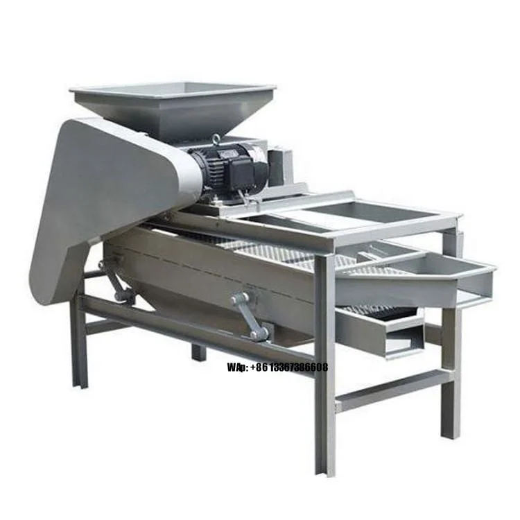 New Condition Almonds Hulling Shelling Machine with Core Motor Component for Beans Peeling  Removal Palm Kernel Nut Cracking