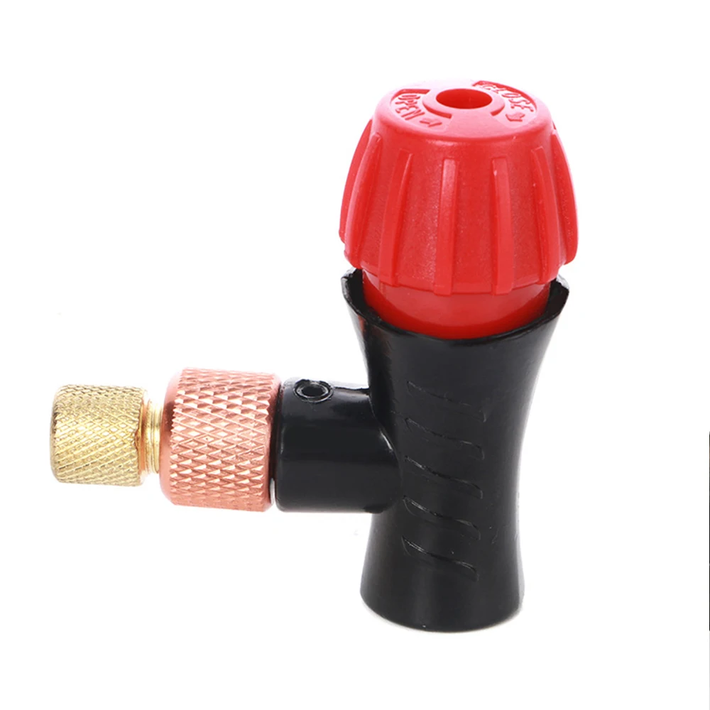 

Bicycle Air Pump Valve Head Inflator Adapter CO2 Gas Pump Head Fast Inflatable Bike Inflator Head For French valve Schrader