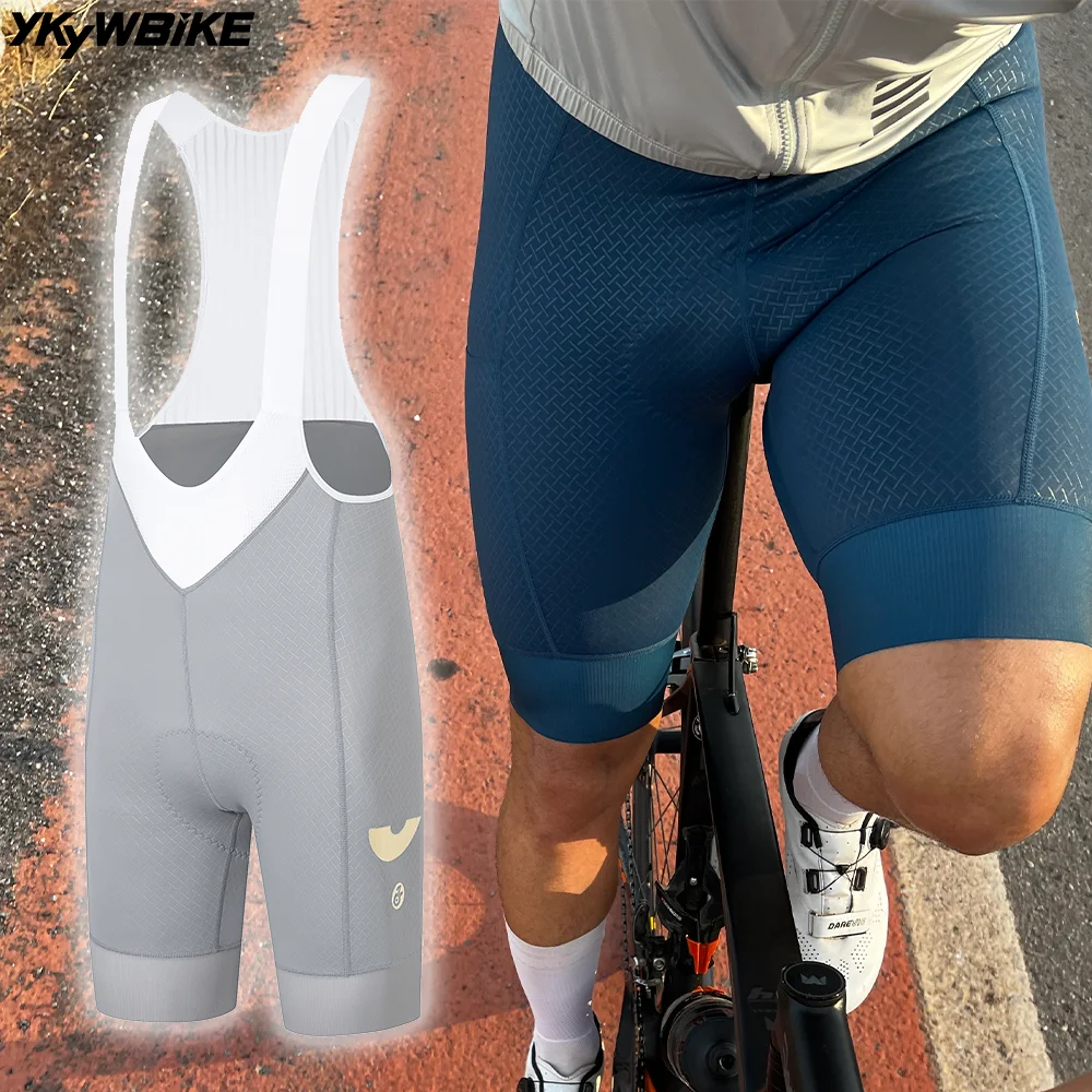 

YKYWBIKE 2026 Men Cycling Bib Short Summer Road Bike Short Pants MTB Bicycle Bibs Shorts Pro Team 3 Pockets Belgium Pad