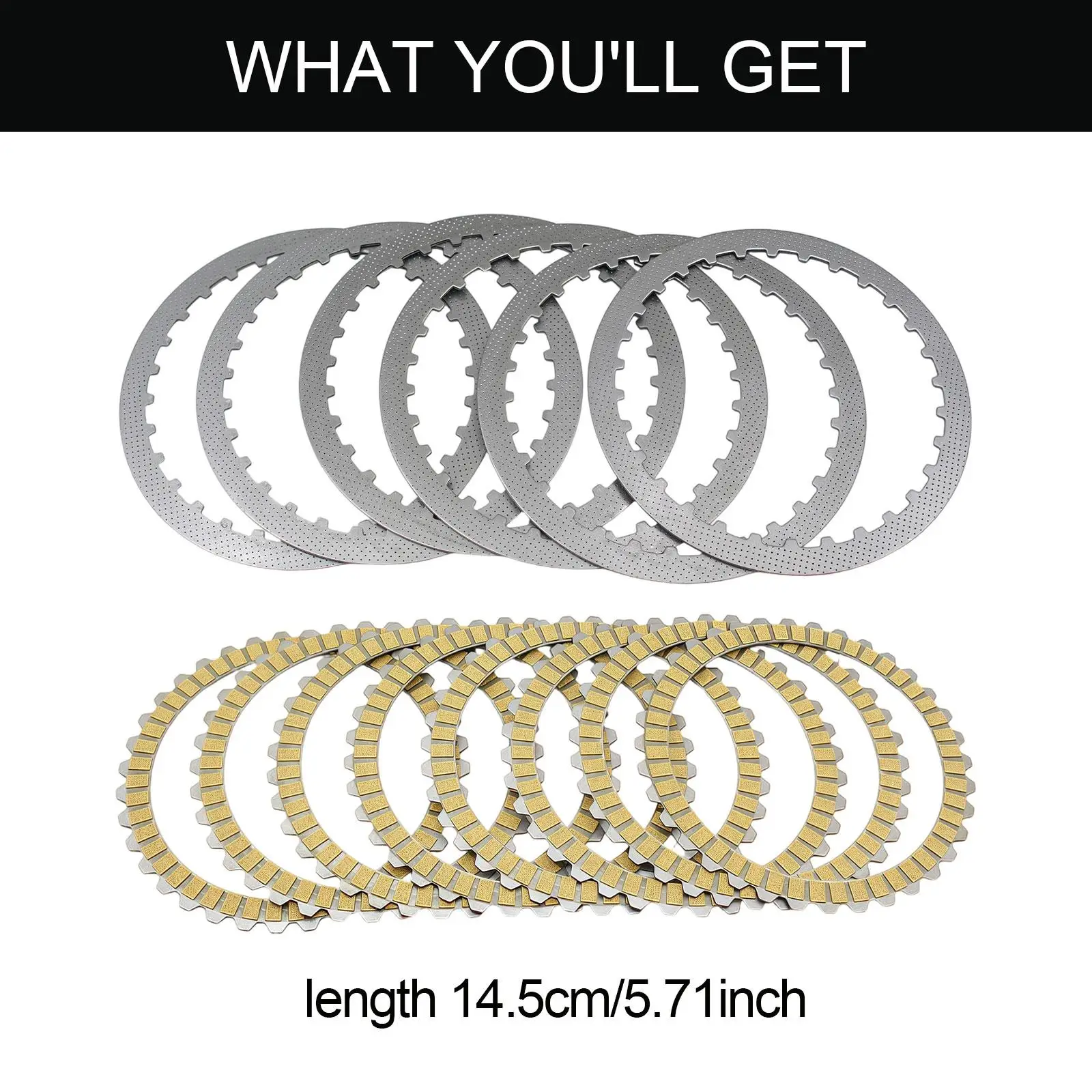 لوحة قابض الاحتكاك سهلة التركيب قطع غيار بديلة عالية الأداء لـ XL883L Sportster Superlow 2011-2017