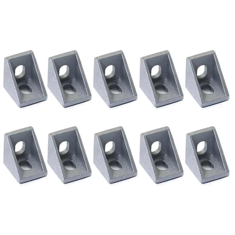 Support d'angle de profil en aluminium, série 2020, connecteur à Angle droit en forme de L pour prof