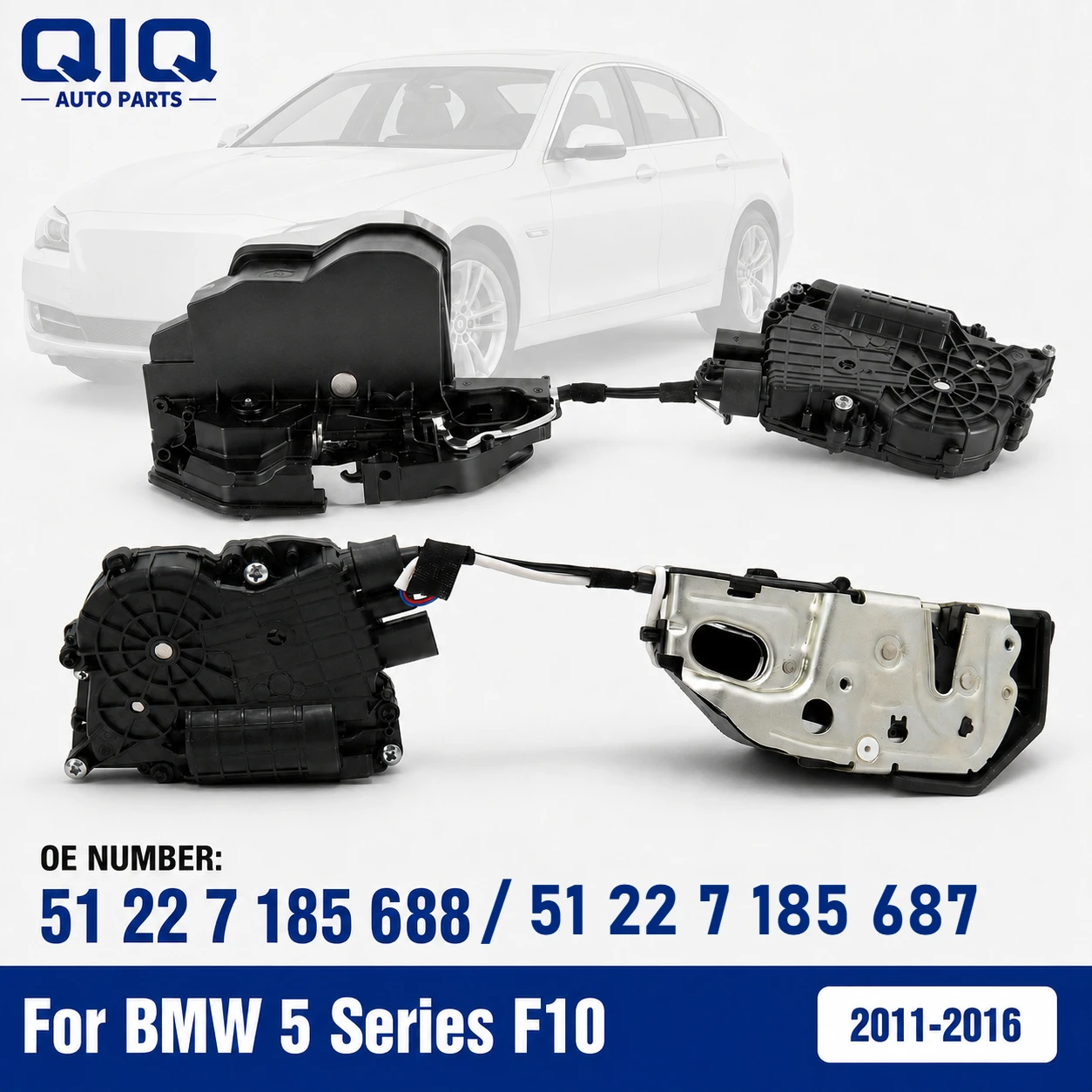 Rear Left / Right Door Lock Actuator Soft Close Latch For BMW 7 F01 F02 2009-2015 740i 750i 750Li Alpina 51227185688 51227185687