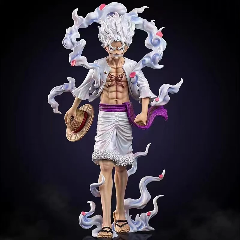 23cm One Piece Anime Pop Monkey D Luffy Action Figure Anniversary Model Gear 5 Nika Luffy Pvc Statue Doll Collection Toys Gift