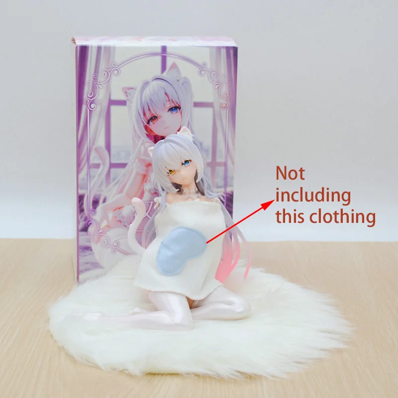 13cm OMAHA Original Hana Anime Girl Figure Hannah Cat Girl Action Figure Daiki Kougyou Shuria-chan Figurine Model Doll Toys Gift