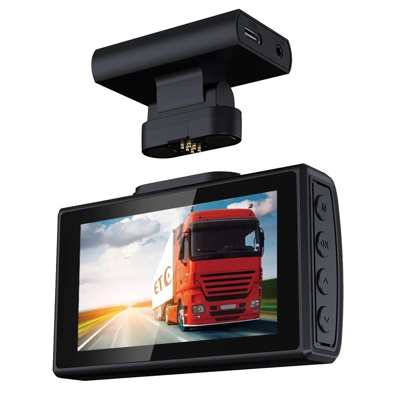 

3.0-inch IPS 4K night vision dash cam Connected mobile phone records reversing images, suitable for cross-border use