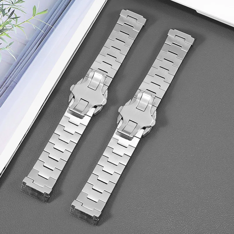The Stainless Steel Bracelet Replaces Sandos Santos 100 Series Special Flat Straight Stainless Steel Watch Strap Sith 20/23mm