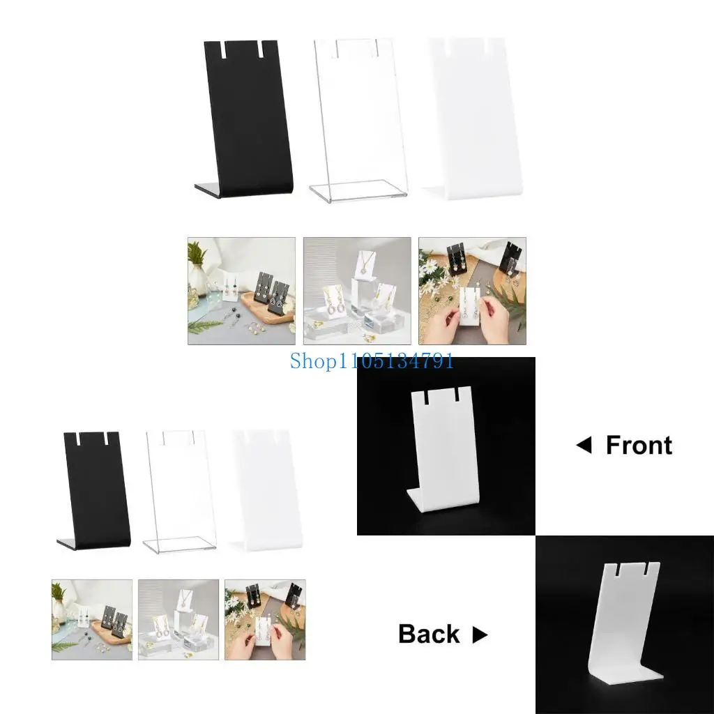 98km Set of 5 Sturdy Acrylic Earring Holder Showcase Display Racks in Elegant Designs