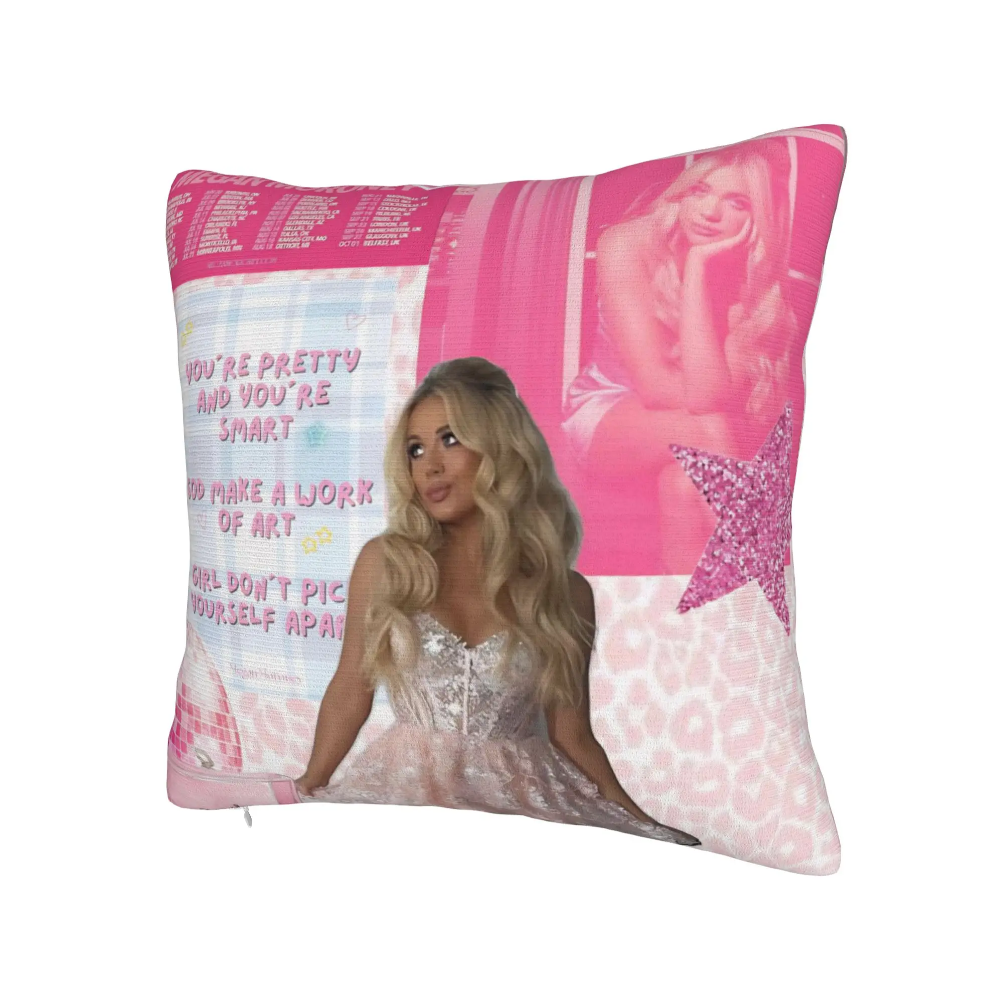Megan Moroney Singer  Pillow Cover Product Soft Cushion Cover Decorations  Pillow Case Cover Home Multi-Size