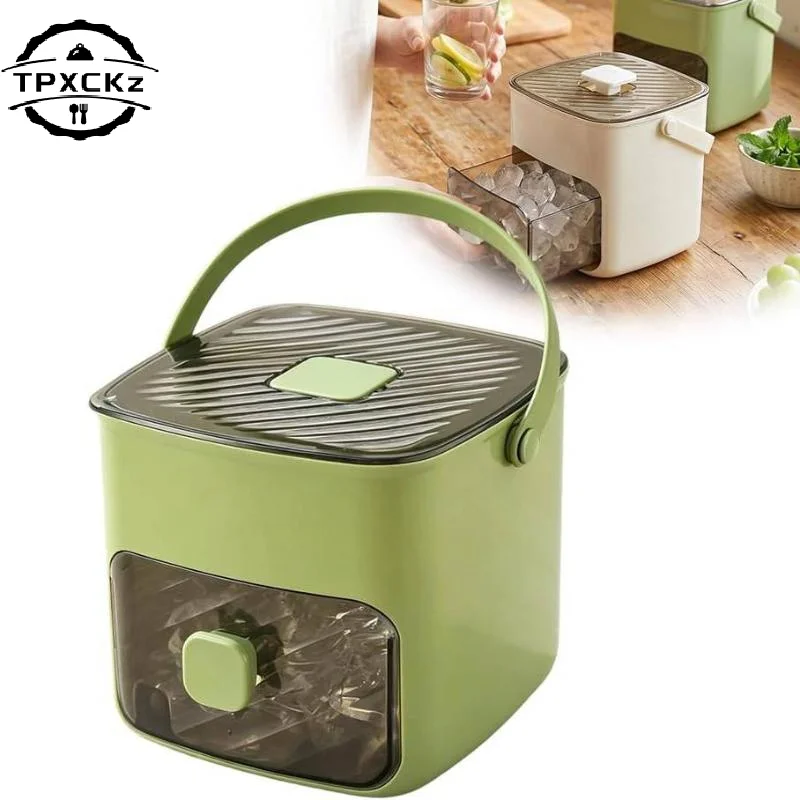 48 Grid Ice Cube Mold Reusable Refrigerator Ice Maker One-touch Easy Release Homemade Ice Cube Tray Mold Home Ice Making Tool