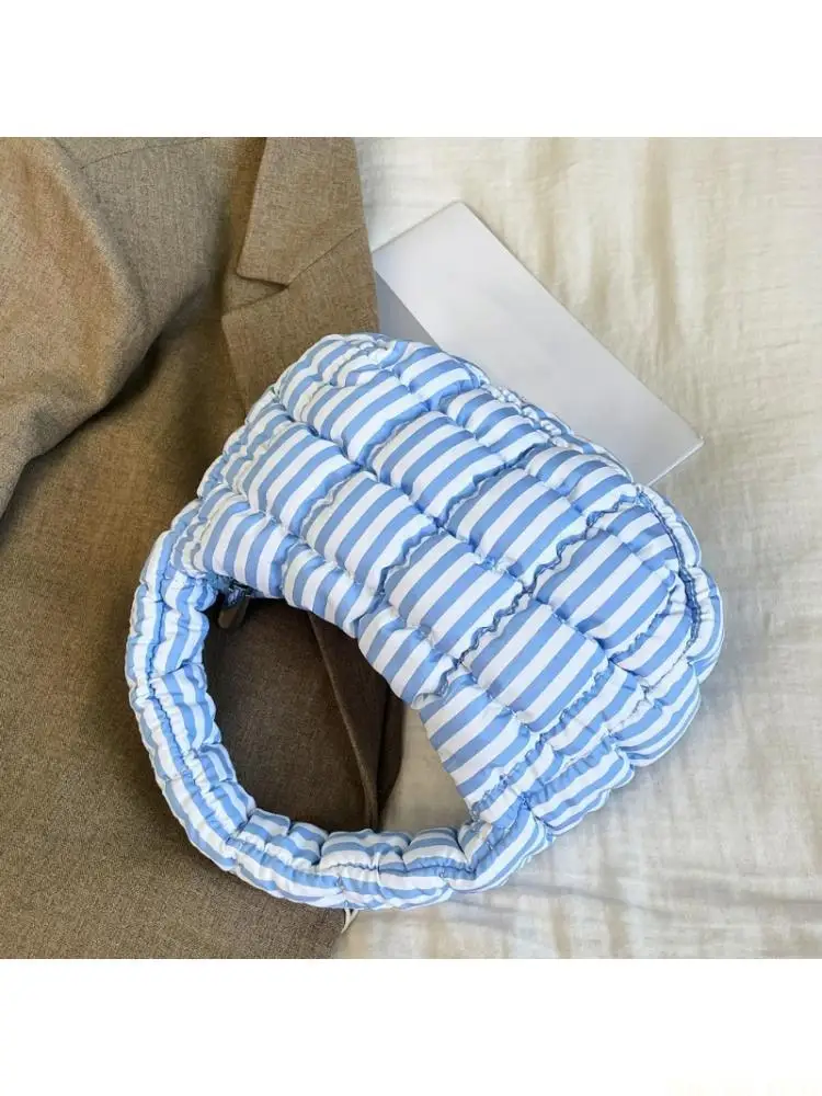 

X90D Стеганая сумка-пуховик с бантами Нейлоновые сумки Легкий и стильный кошелек