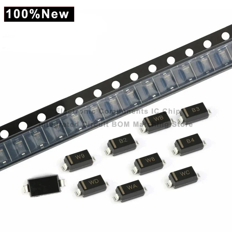 500pcs Rectifier Diode HER108 1A 1000V SMA US1M