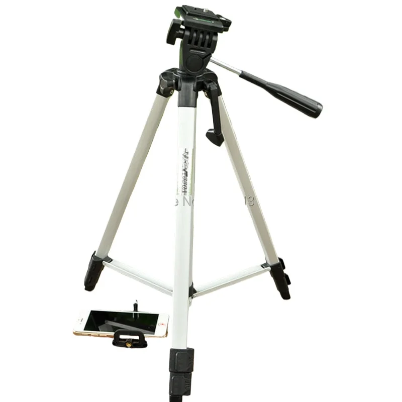Штатив-тренога weifeng для видеокамеры и мобильного телефона, с креплением на телефон