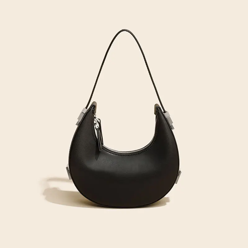 Borse a tracolla di Design di lusso per le donne mezza luna Hobo Bag Lady Fashion Brand borse ascellari borsa a mano piccola in pelle PU