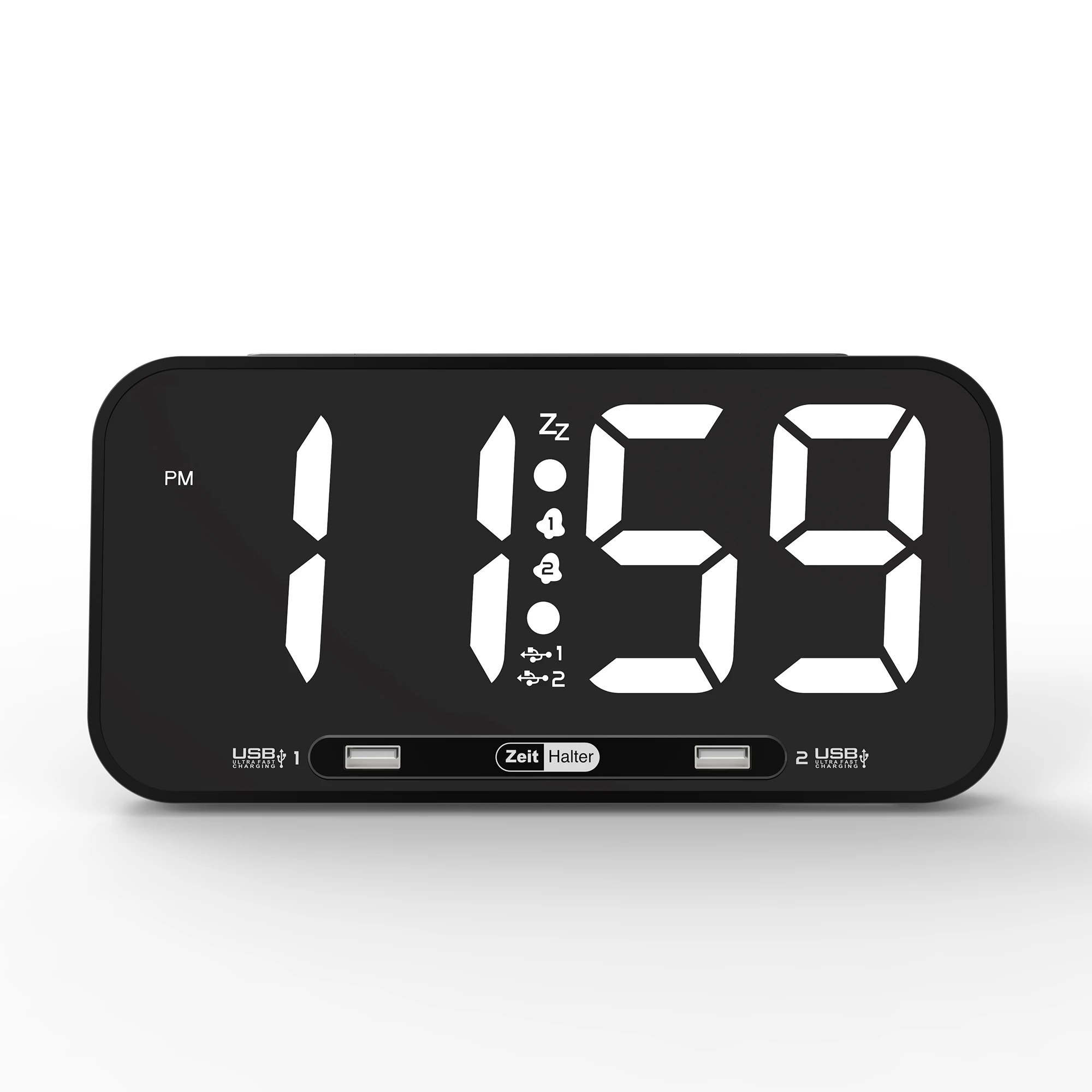 Digital Clock Large Led Word Display 12/14 Hours Desk Desk Wall Clock Wall Clock For Office