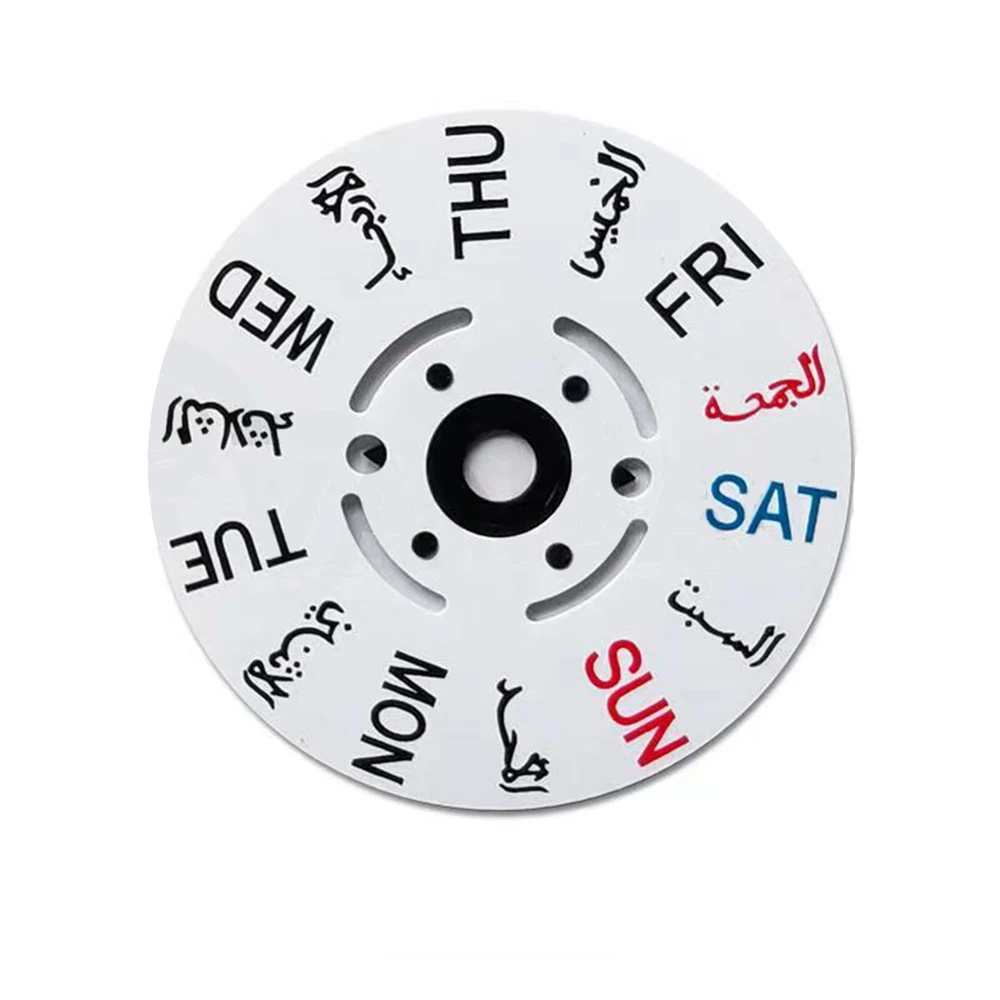 العلامة التجارية الجديدة واحد/المزدوج التقويم القرص الأسبوع القرص اليابانية/العربية تاريخ المؤشر في 3/ 6 موقف لحركة NH35/ NH36