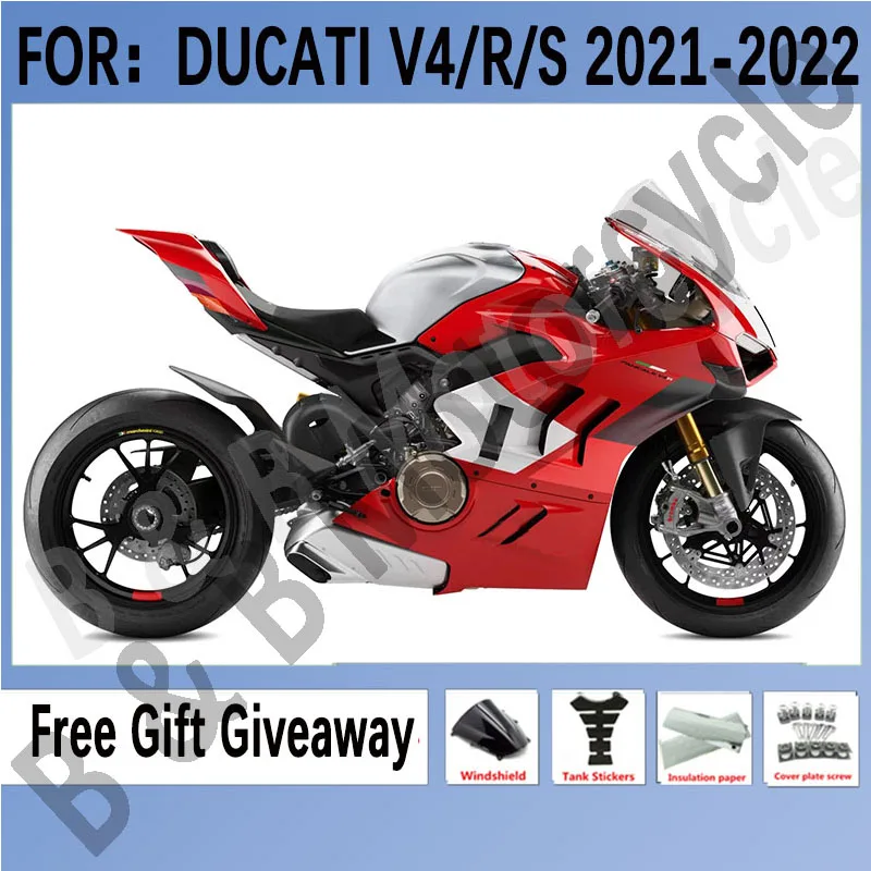 

For Ducati Panigale V4 V4S 2020-2024 Motorcycle Bike Fairings Set Body Kit Bodywork Set Shell Injection V4 V4S 20-24
