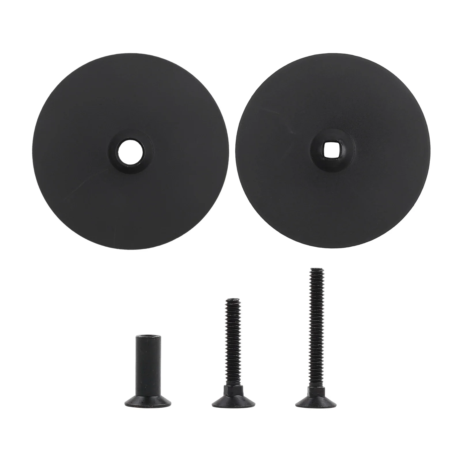 

Черная крышка дверной ручки Универсальная крышка дверной ручки Универсальная защита дверной ручки Универсальная подходит для дверей Регулируемая длина винта