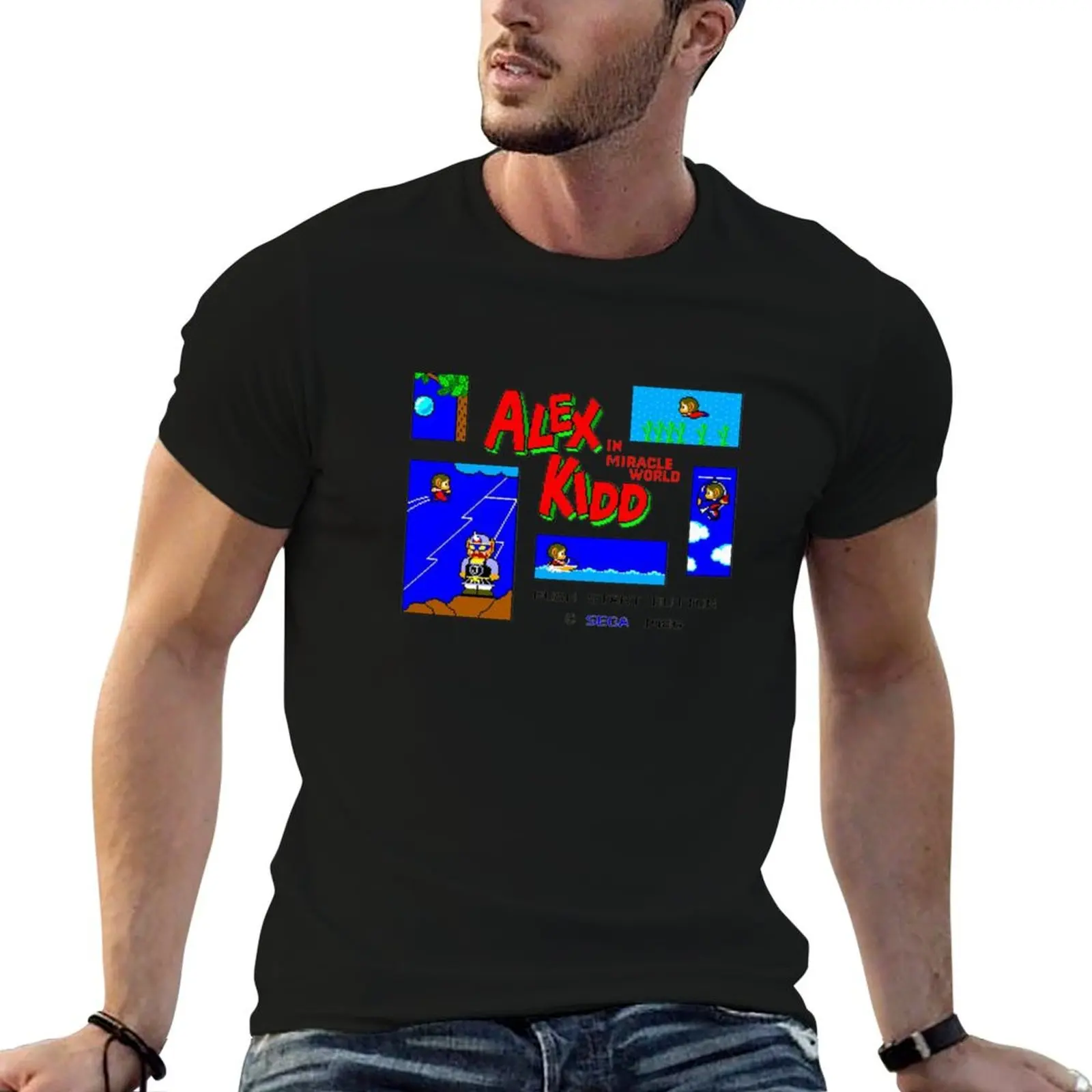 

for Kidd t World Alex cotton man Miracle in shirts cotton [title shirt screen] man funny T-Shirt t