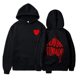 Natanael Cano Corridos Tumbados Hoodies Men Fashion Amor Tumbado Sweatshirts Women Casual Harajuku Hooded Pullover Sudaderas