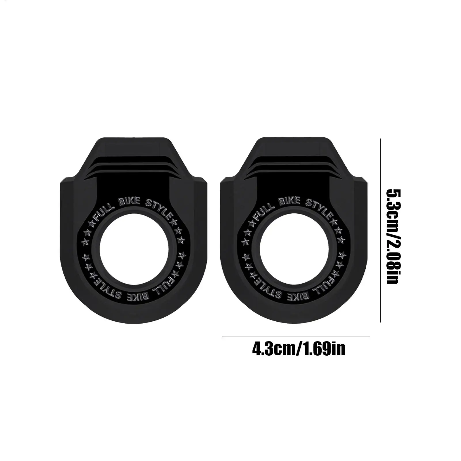 Bike Crank Boot Protectors Lightweight Anti-Collision Boot Bicycle Crank Protector For Mountain Road City Outdoor Cycling Biking