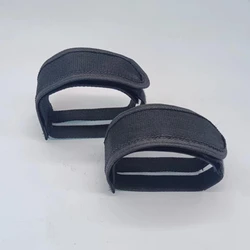 1/2/3/4pcs Black Outdoor Bicycle Pedal Strap Fixed Pedal Strap Mountain Bike Ultra Light Nylon Pedal Dog Mouth Cover Pedal Strap