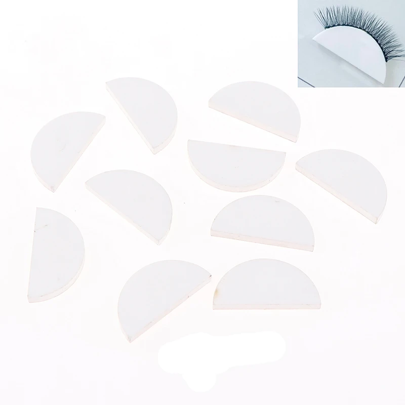 10Pcs Acrylic Eyelash Display Stand Grafting Bracket Panel Lashes Extensions