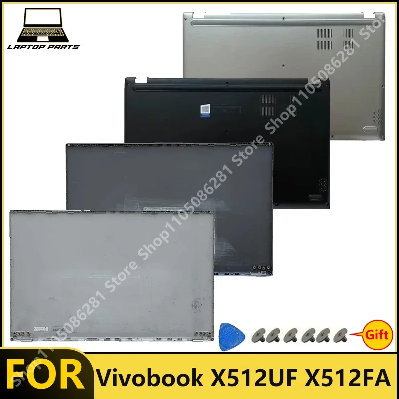 For Vivobook X512UF X512FA X512DA X512UA X512UB F512UA F512D Laptop LCD Back Cover Bottom Case/ D Cover New replacement parts