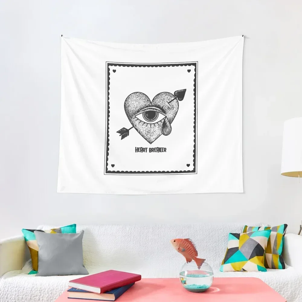 Heart Breaker Tapestry Aesthetics For Room Room Decor Cute Living Room Decoration Aesthetic Decor Tapestry